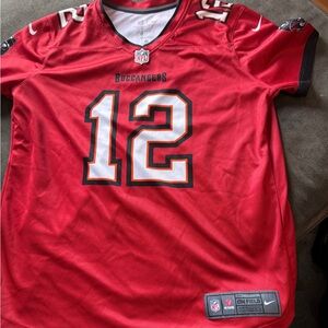 Nike Red Buccaneers Brady! Football Jersey